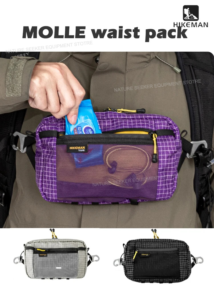 Cycling Gear Duffle - HIKEMAN Taktik Göğüs Çantası UHMWPE Fanny