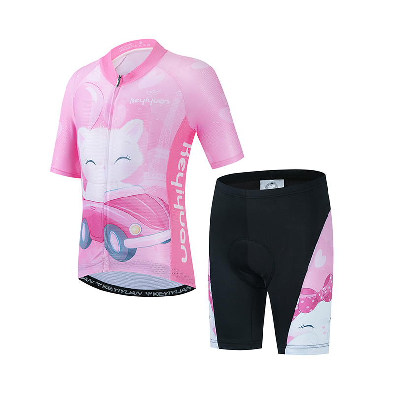 Cycling Gear Outfit - KEYIYUAN çocuklar yol bisiklet forması Set