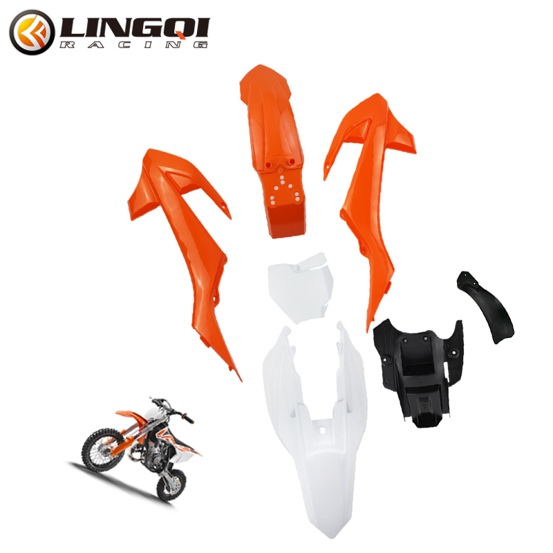 Bike Fender Set - LINGQI yarış KT50 motosiklet Fairing seti