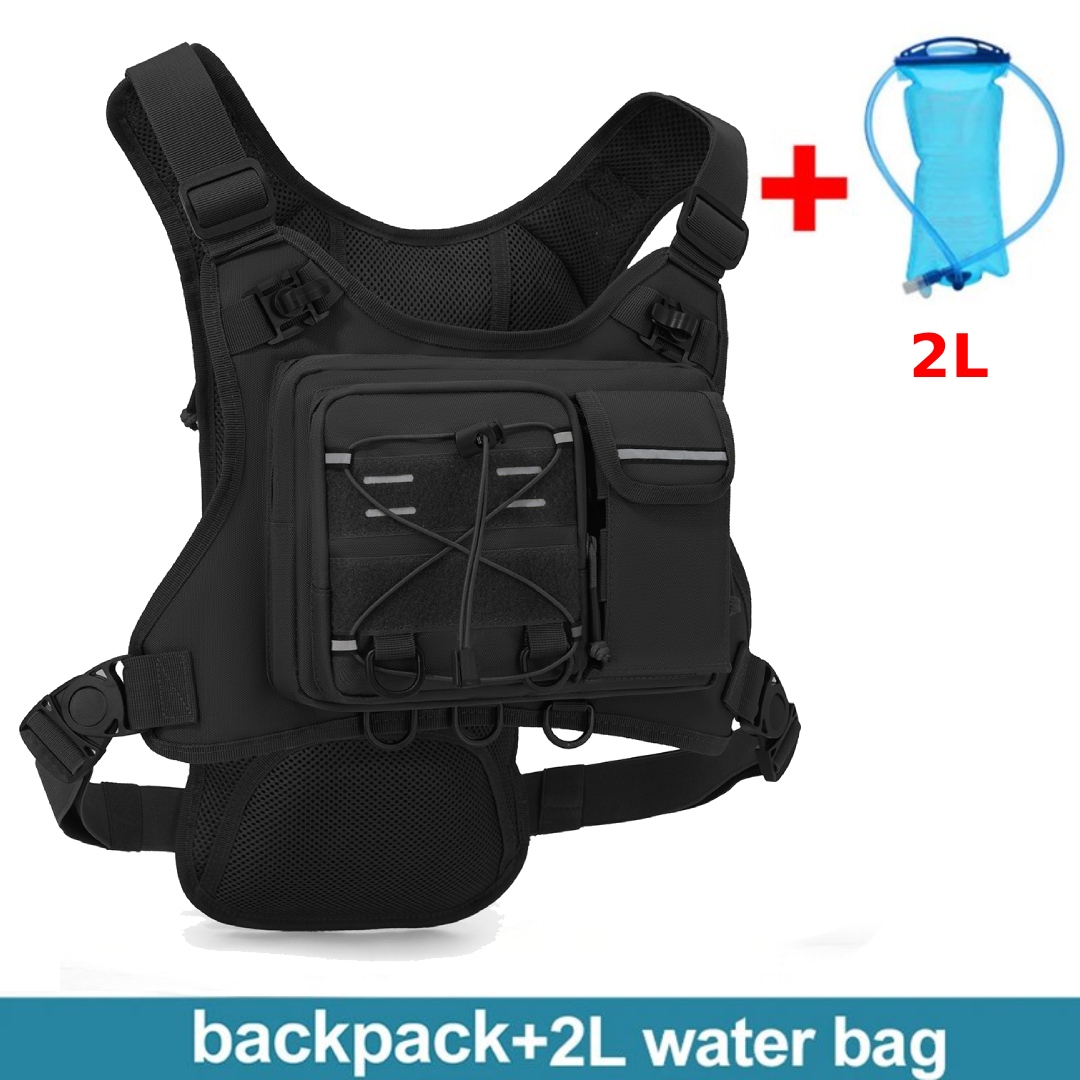 Cycling Gear Duffle - Çok fonksiyonlu Göğüs Çantası Taktik Yelek
