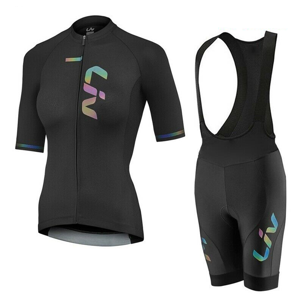 Cycling Gear Outfit - LIV yaz bisiklet Jersey Bib şort