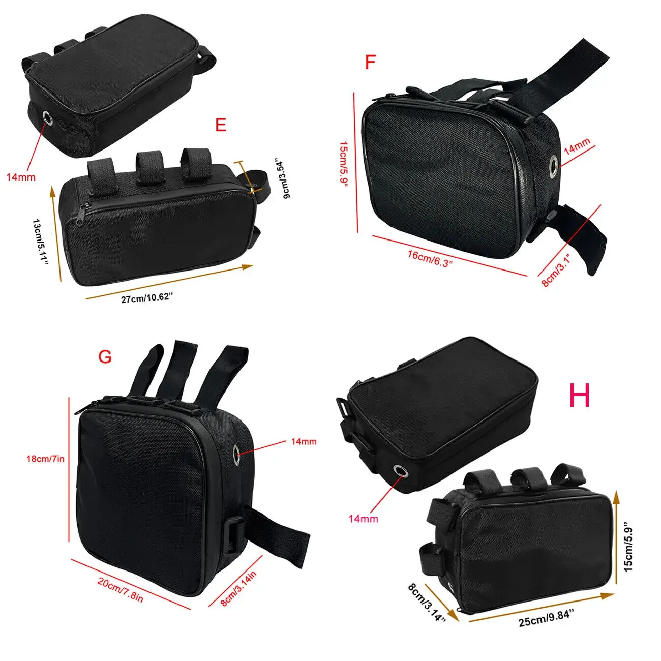Bisiklet tüp çerçeve paket çan - Cycling Gear Organizer incelemesi ve fiyatı