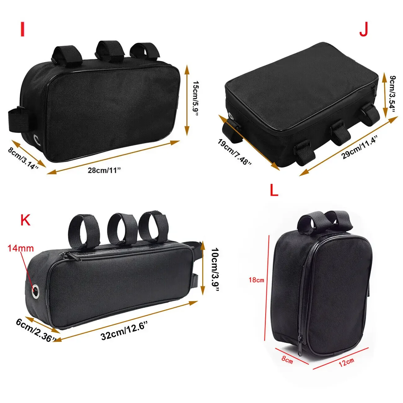 Bisiklet tüp çerçeve paket çan - Cycling Gear Organizer incelemesi ve fiyatı