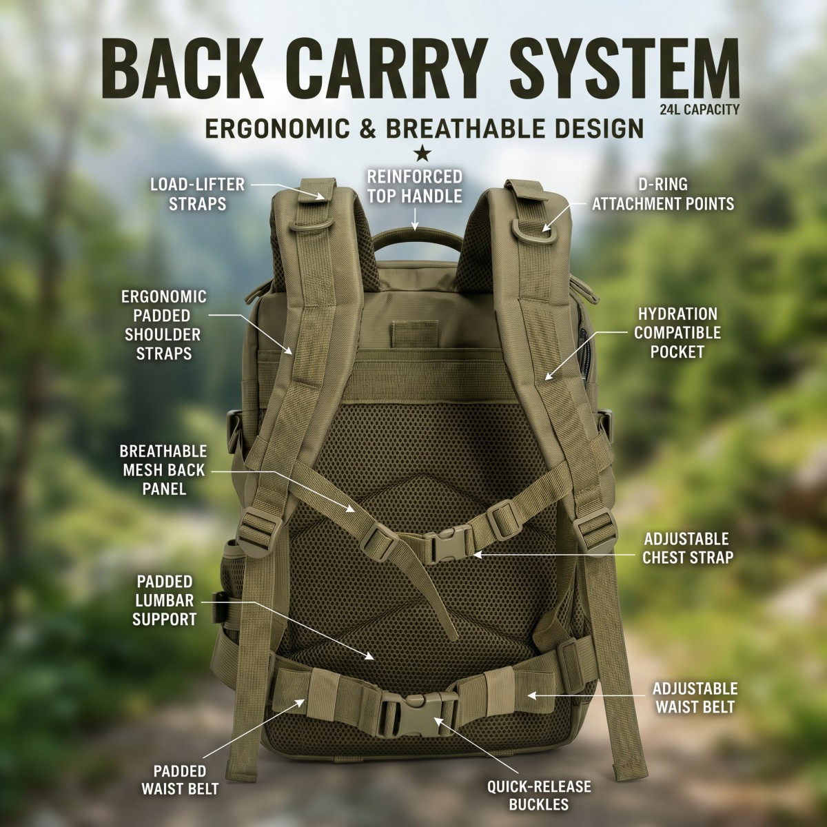 24L Molle Taktik Sırt Çantası  - Cycling Gear Duffle incelemesi ve fiyatı