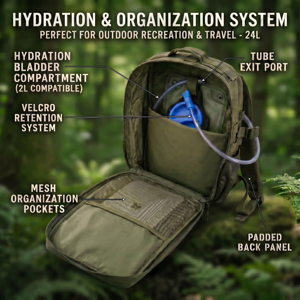 24L Molle Taktik Sırt Çantası  - Cycling Gear Duffle incelemesi ve fiyatı